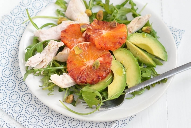 Salade met bloedsinaasappel – 30 days of veggies