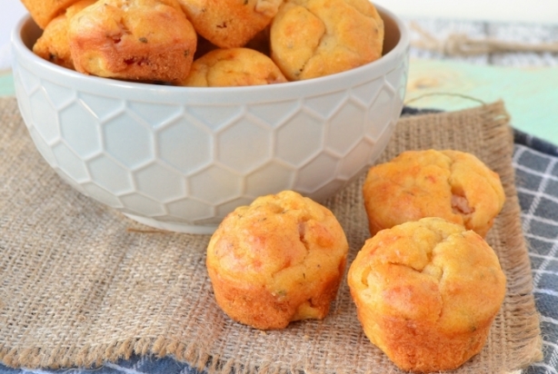 Hartige mini muffins