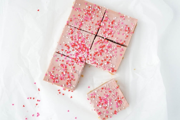 Weekendbites: Valentijn frambozen cheesecake