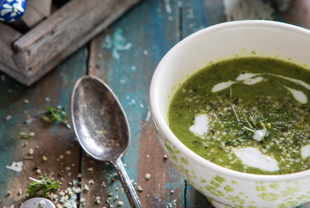 Broccoli spinazie soep – whole30
