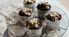 Muffins met fairtrade chocolade en koffie