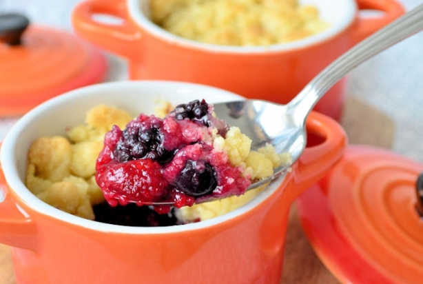 Rood fruit crumble