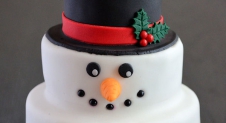 Advent 1: Sneeuwpop Taart