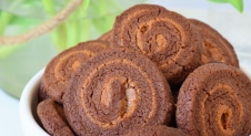chocolade-pindakaas swirl koekjes