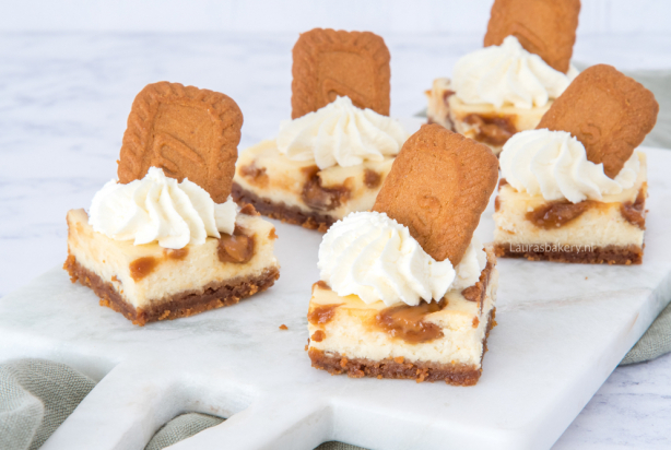 Speculoos cheesecake bites