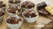Triple chocolade muffins