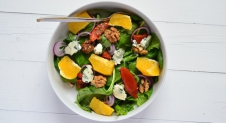 Spinazie salade met roquefort