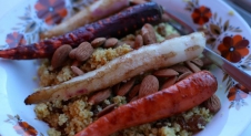 Bio Budget: couscous met rainbow carrots