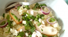 Couscous salade met tuinbonen