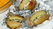 Gepofte aardappels 