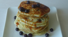 American Pancakes met blueberries
