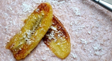 Whey-havermout met gebakken banaan van Arnaud