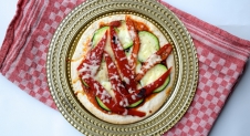 5 or less: Wrappizza met gegrilde paprika