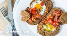 Vaderdag ontbijt: brood met ei 